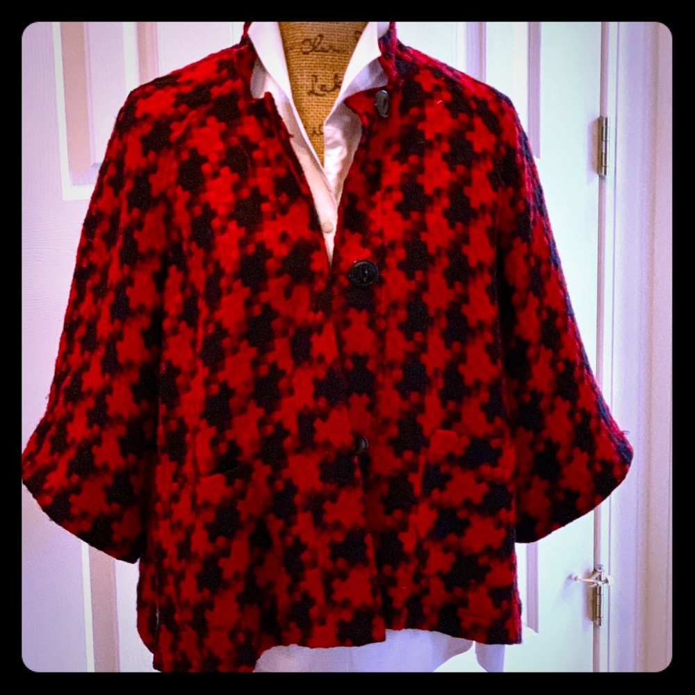 Coldwater Creek check modern jacket.